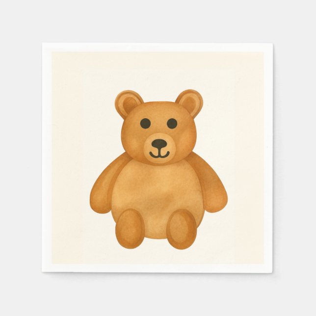 Guardanapo De Papel Urso Clássico de Teddy (Frente)