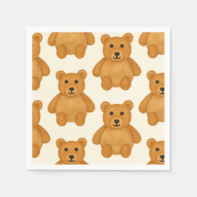 Guardanapo De Papel Urso Clássico de Teddy (Frente)
