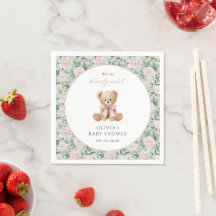 Urso de Pelúcia, Laço Rosa, Flores Rosas, Chás de 