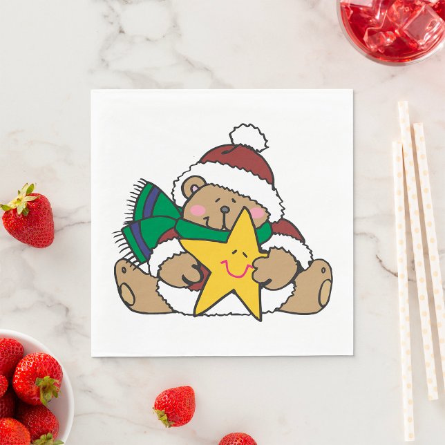 Guardanapo De Papel Urso Estrela (Criador carregado)