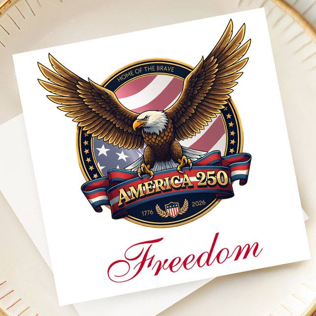 Guardanapo De Papel USA 250th Anniversary Party (Criador carregado)