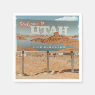 Guardanapo De Papel Utah Life Elevada