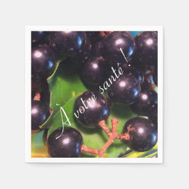 Guardanapo De Papel Uvas de vinho