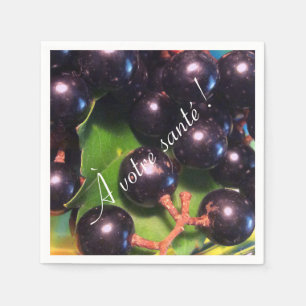 Guardanapo De Papel Uvas para vinho