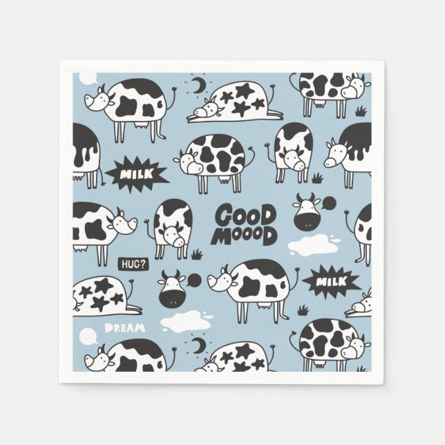 Guardanapo De Papel Vaca e leite (Frente)