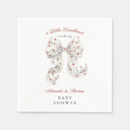 Guardanapo De Papel Valentine Sweetheart Baby Shower
