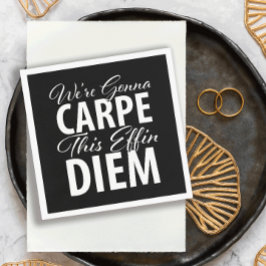 Guardanapo De Papel Vamos carregar essa festa de aniversário de DIEM.