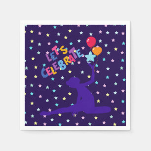 Guardanapo De Papel Vamos celebra estrelas e balões