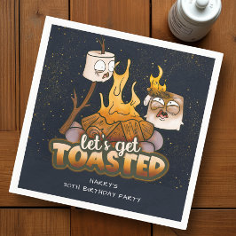 Guardanapo De Papel Vamos De Borracha Do Quintal É Torrado Aniversário