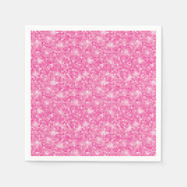 Guardanapo De Papel Vamos de Festa de aniversário de vaqueira rosa, as