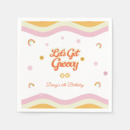 Guardanapo De Papel Vamos de Sorrisos Retroativos Obter Aniversário de