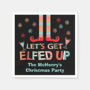 Guardanapo De Papel Vamos Enche O Partido De Natal Elf