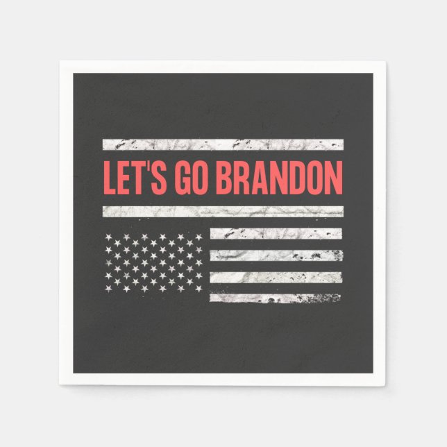 Guardanapo De Papel Vamos Go Brandon (Frente)