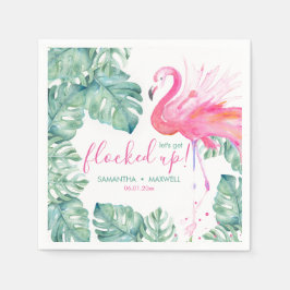 Guardanapo De Papel Vamos nos Encher de Penas Coquetel