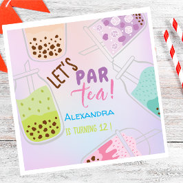 Guardanapo De Papel Vamos par tea bobba aniversário