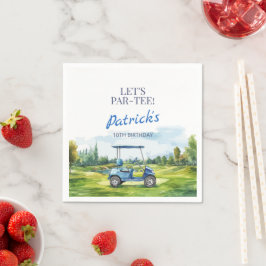 Guardanapo De Papel Vamos Par-Tee Golfe Aniversário de Qualquer Idade