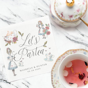 Guardanapo De Papel Vamos Partea Fairytale Alice no País das Maravilh