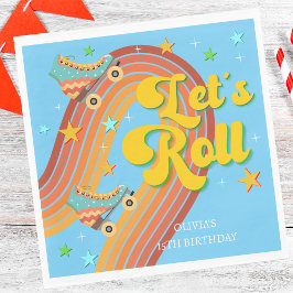 Guardanapo De Papel Vamos rolo skate retrógrado arco-íris