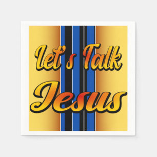 Guardanapo De Papel Vamos Talk Jesus