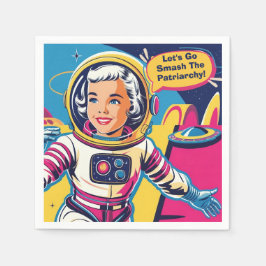 Guardanapo De Papel Vamos Vai Esmagar O Patriarcado Feminista