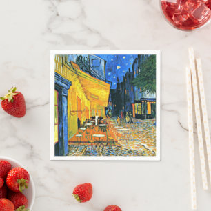 Guardanapo De Papel Van Gogh - Cafe Terrace, Napkins