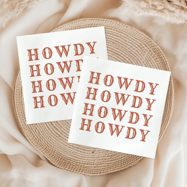 Guardanapo De Papel Vaqueira do Deserto Último Rodeio (Criador carregado)