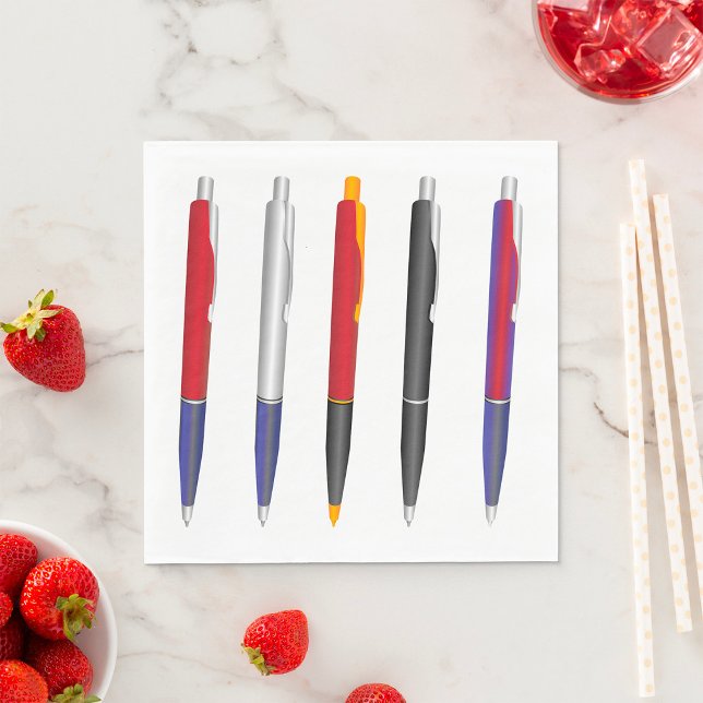 Guardanapo De Papel Várias Canetas (Criador carregado)