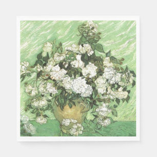 Guardanapo De Papel Vase com Rosas - Van Gogh