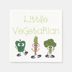 Guardanapo De Papel Vegetariano pequeno