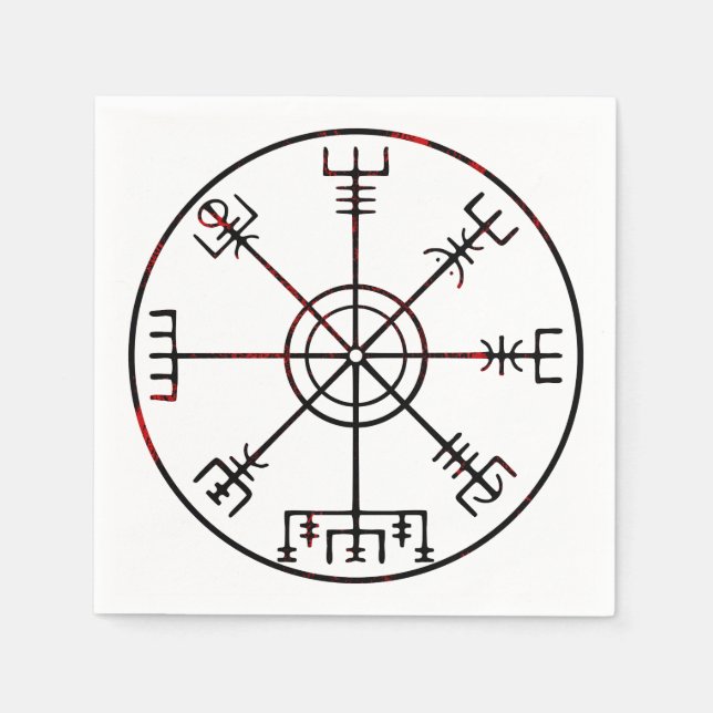 Guardanapo De Papel Vegvisir - Corridas Protetoras Islandesas (Frente)