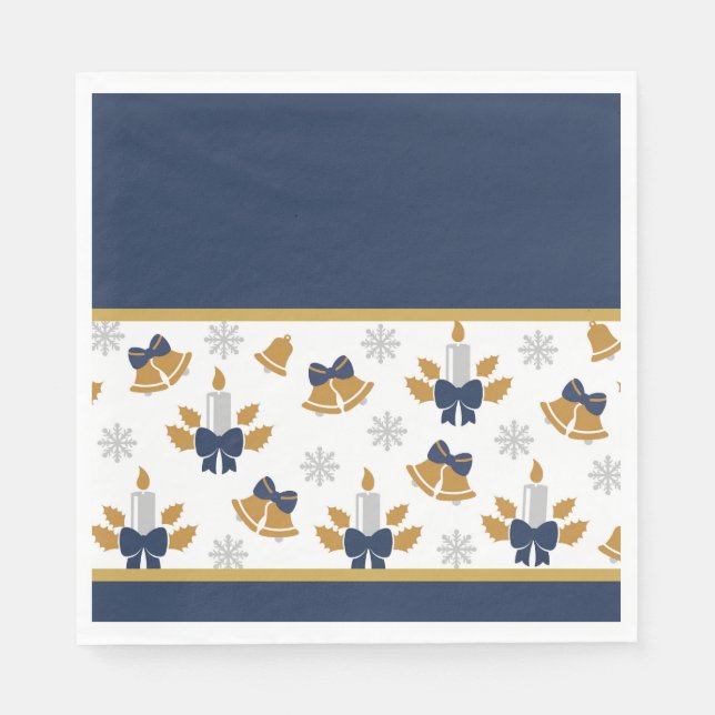 Guardanapo De Papel Velas de Natal (Frente)