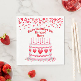 Guardanapo De Papel Velas personalizáveis para bolo de aniversário no 