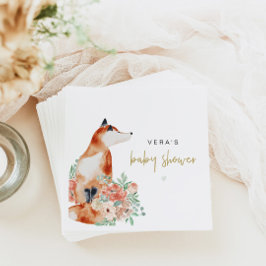 Guardanapo De Papel VERA Eucalyptus Greenery & Terracotta Floral Fox