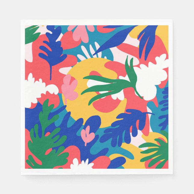 Guardanapo De Papel Verão mexicano (Frente)