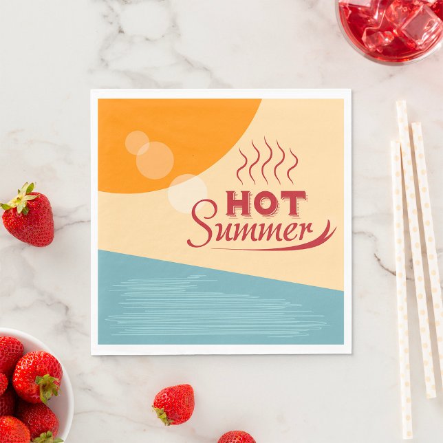 Guardanapo De Papel Verão quente (Criador carregado)