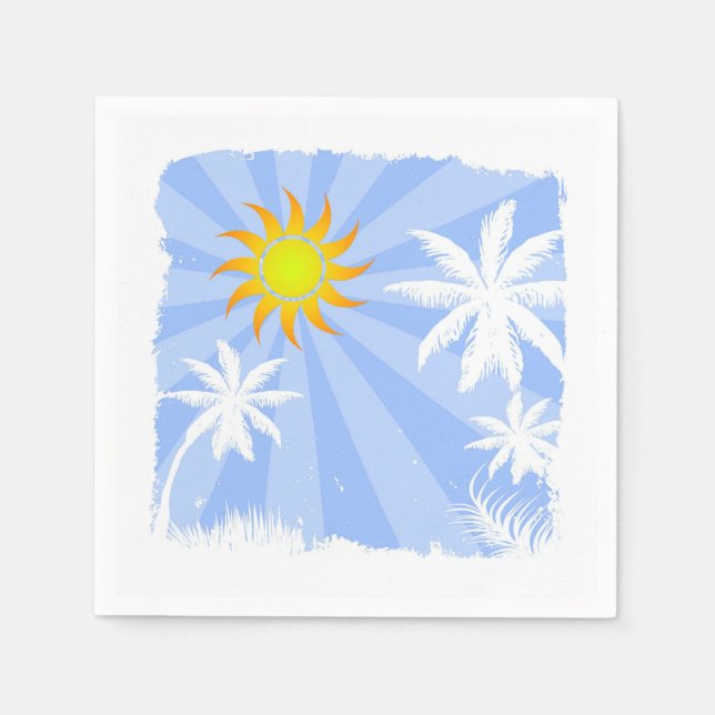 Guardanapo De Papel Verão tropical (Frente)