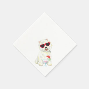 Guardanapo De Papel Verão Westie