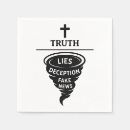 Guardanapo De Papel Verdade sobre mentiras