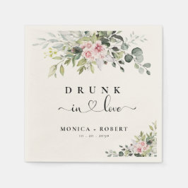 Guardanapo De Papel Verde Rosa Rosa Rosa Casado Napkins