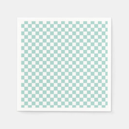 Guardanapo De Papel Verificação azul retroativa segundo aniversário de