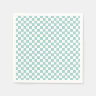 Guardanapo De Papel Verificação azul retroativa segundo aniversário de