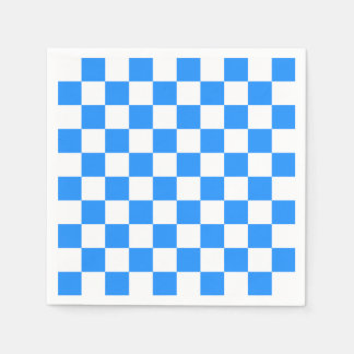 Guardanapo De Papel Verificado - Branco e Azul