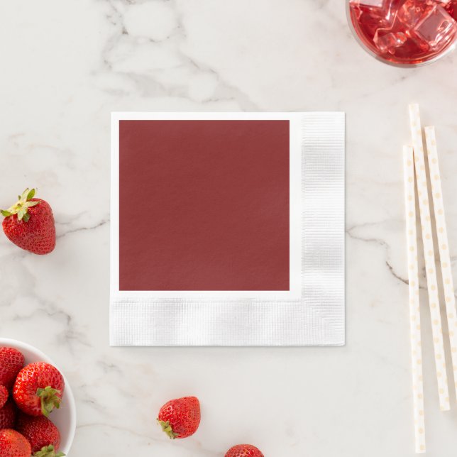 Guardanapo De Papel Vermelho Luar (Insitu)