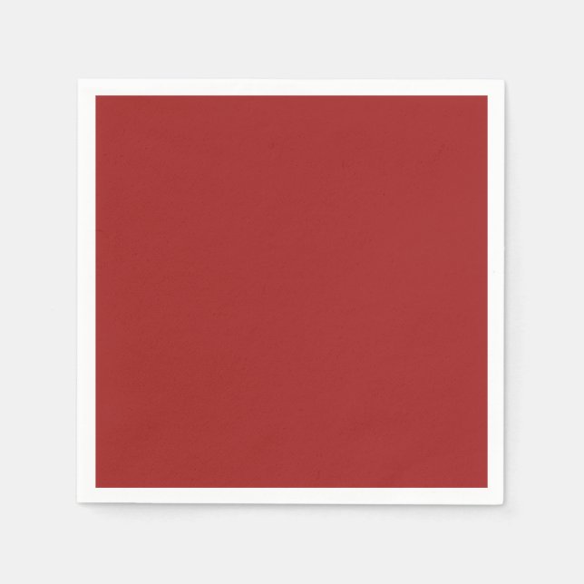 Guardanapo De Papel Vermelho Tradicional (Frente)