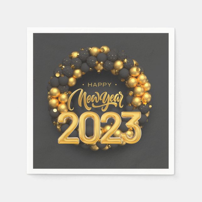 Guardanapo De Papel véspera de ano novo 2023! (Frente)