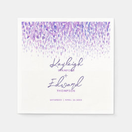 Guardanapo De Papel Vestir casamento de mauve roxa em cascata