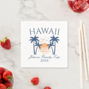 Guardanapo De Papel Viagem à Família Havaí
