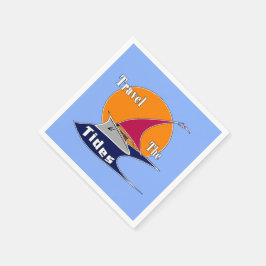 Guardanapo De Papel Viagem das marés