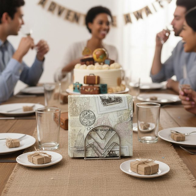 Guardanapo De Papel Viagem vintage  (Criador carregado)