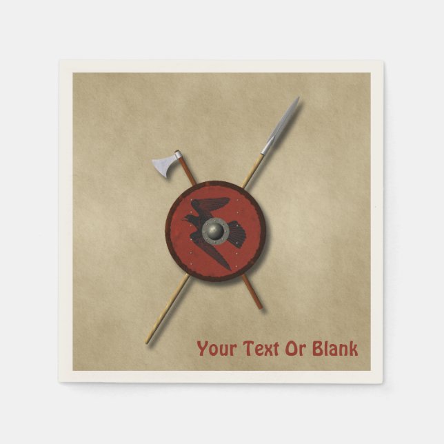 Guardanapo De Papel Viajando O Escudo E As Armas (Frente)